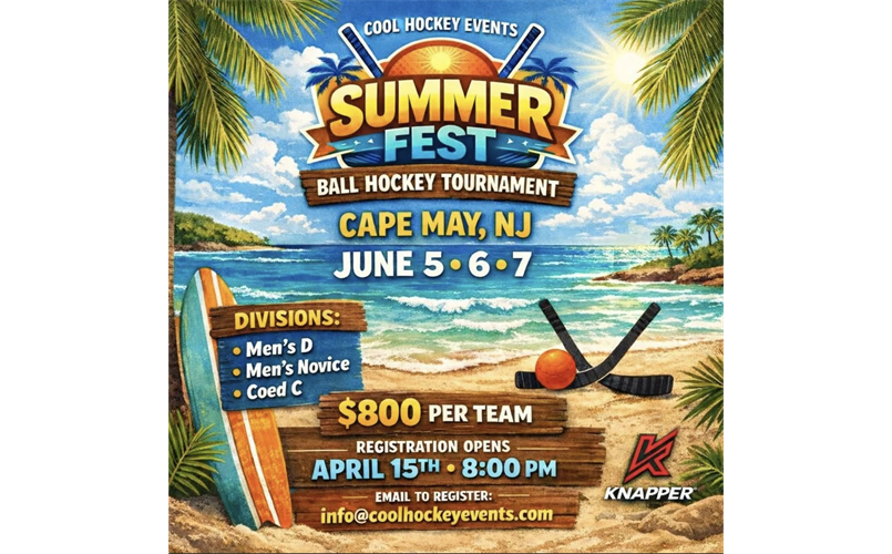 LCHA Hosting Cool Hockey Men's League Tournament June 5-7