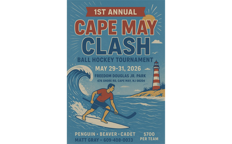 Cape May Clash Ball Hockey Tournament May 29-31